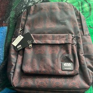Star Wars red sith trooper full sized backpack- Loungefly